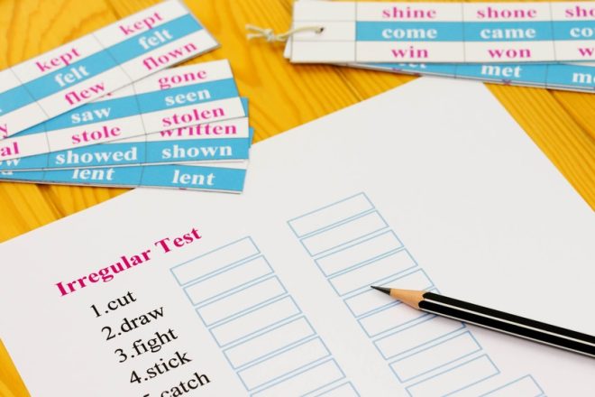 regular dan irregular verb