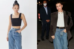mix and match baggy jeans